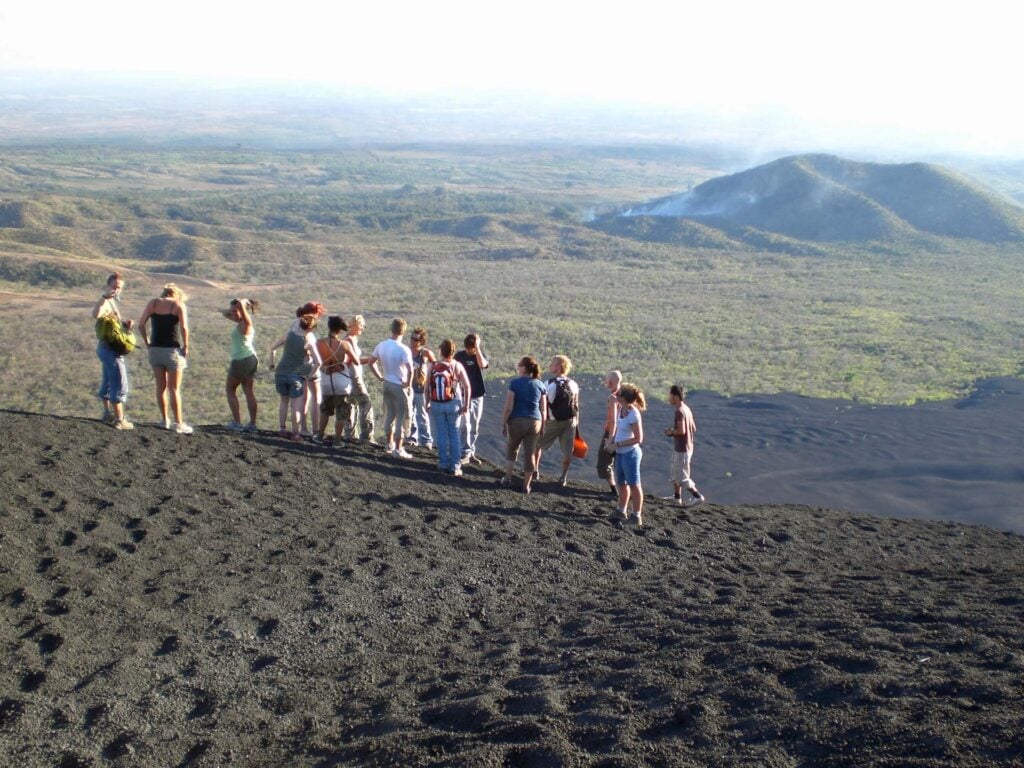 Nicaragua vulcano boarden