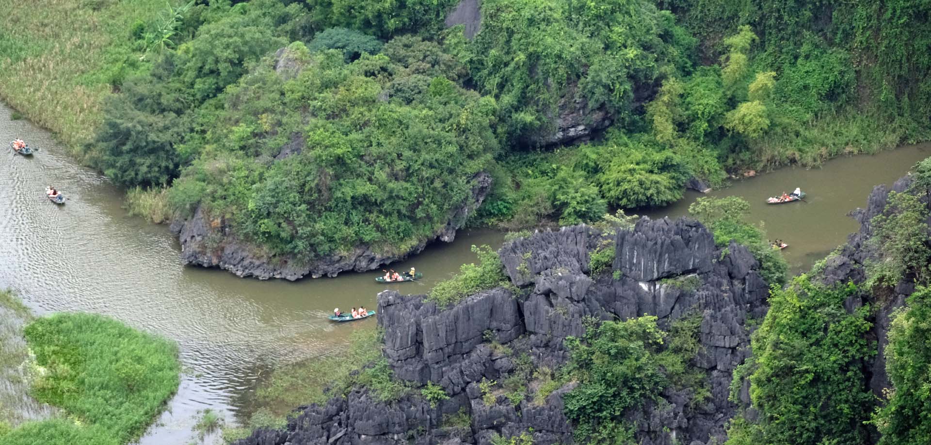 Tam Coc en Ninh Binh met kinderen