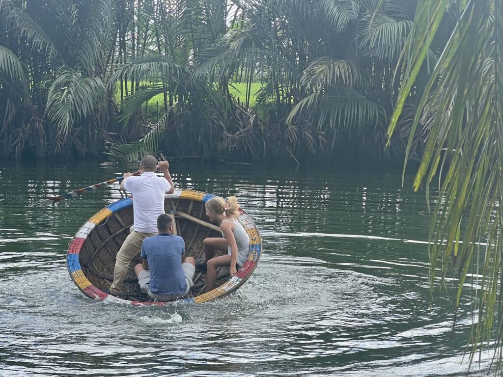 Coconut boat tour