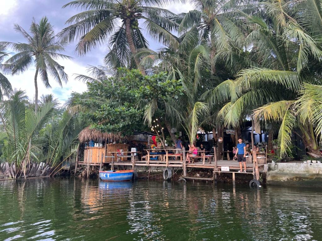 Coconut boat tour