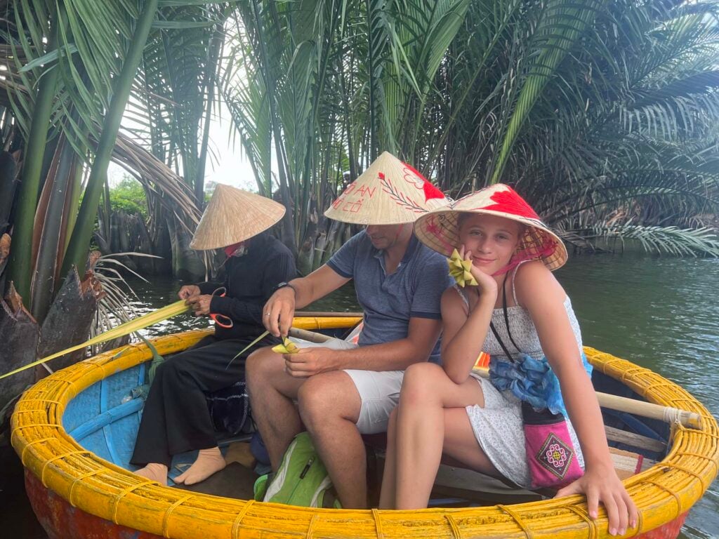 Coconut boat tour