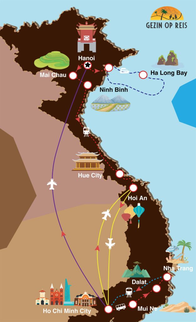 Kaart vietnam