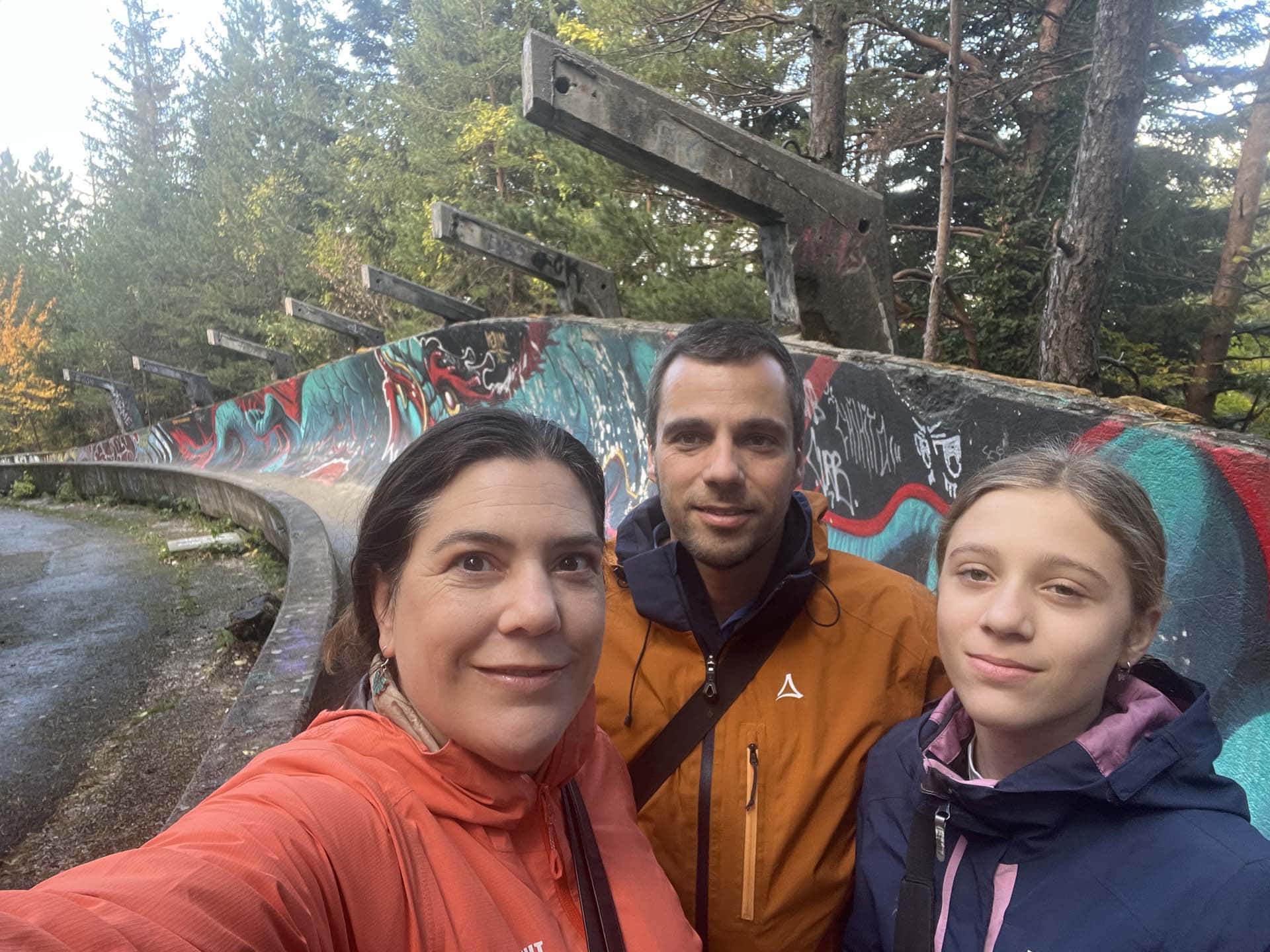 Kabelbaan en oude bobbaan Sarajevo