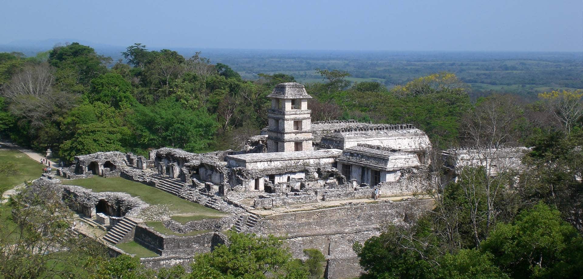Palenque met kinderen, jungle, ruïnes en watervallen