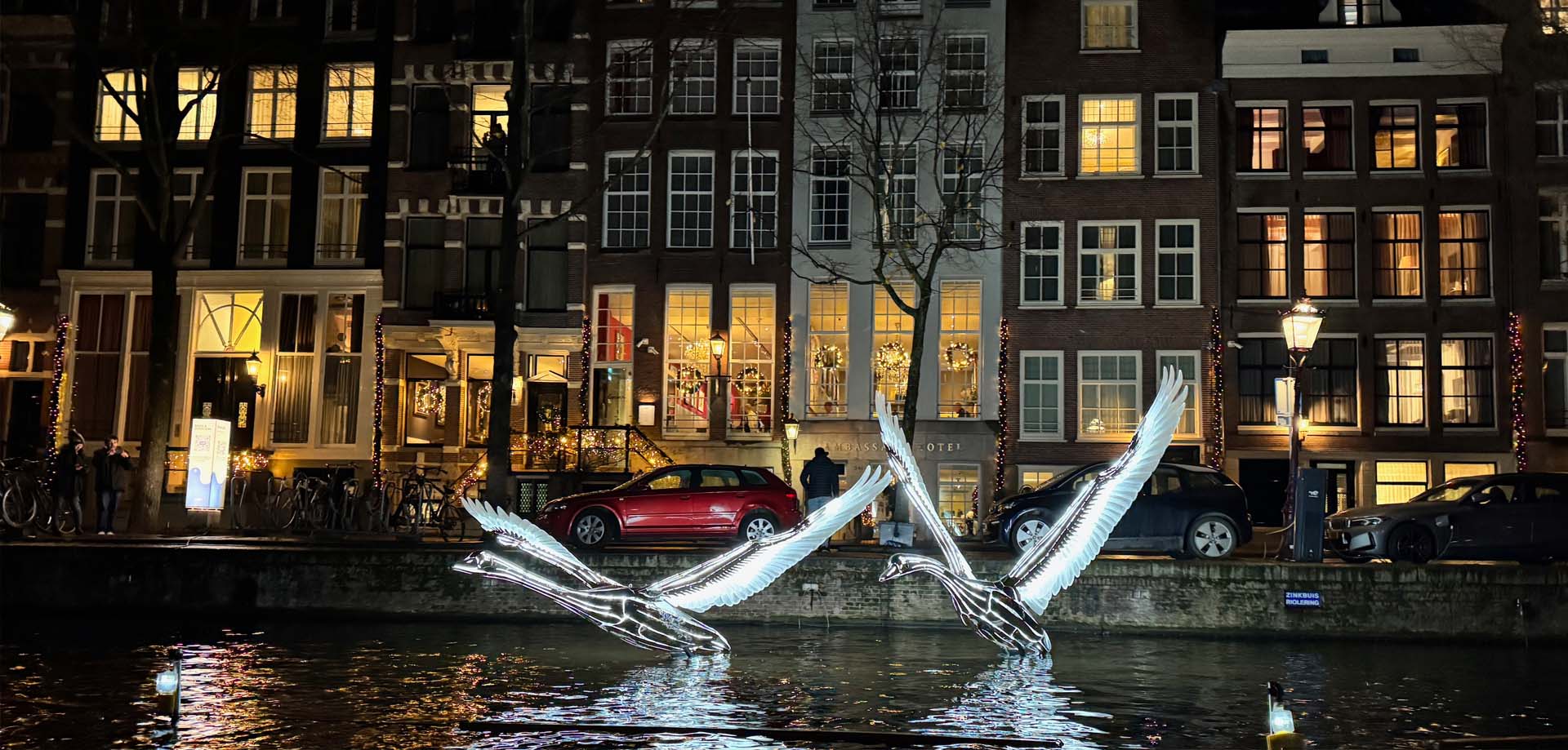 Amsterdam Light Festival met Eco Boats Amsterdam