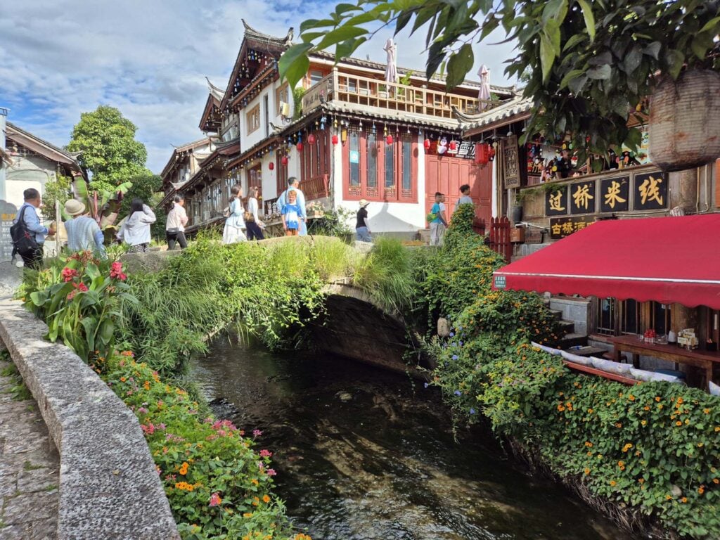 Lijiang met kinderen