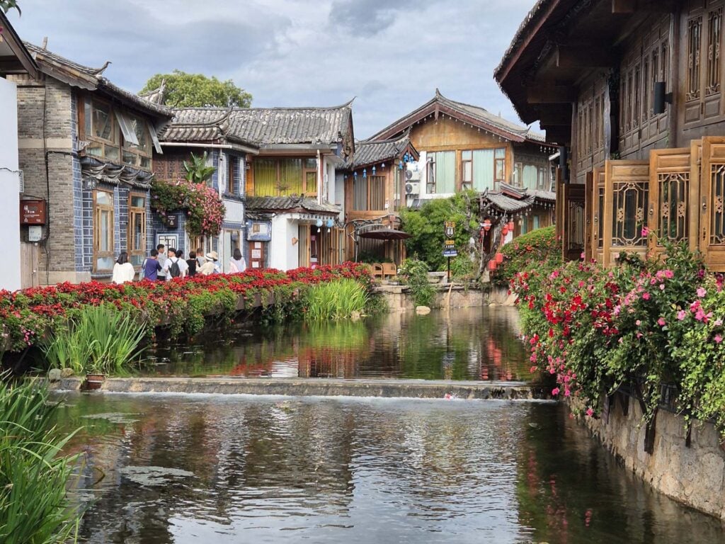 Lijiang met kinderen