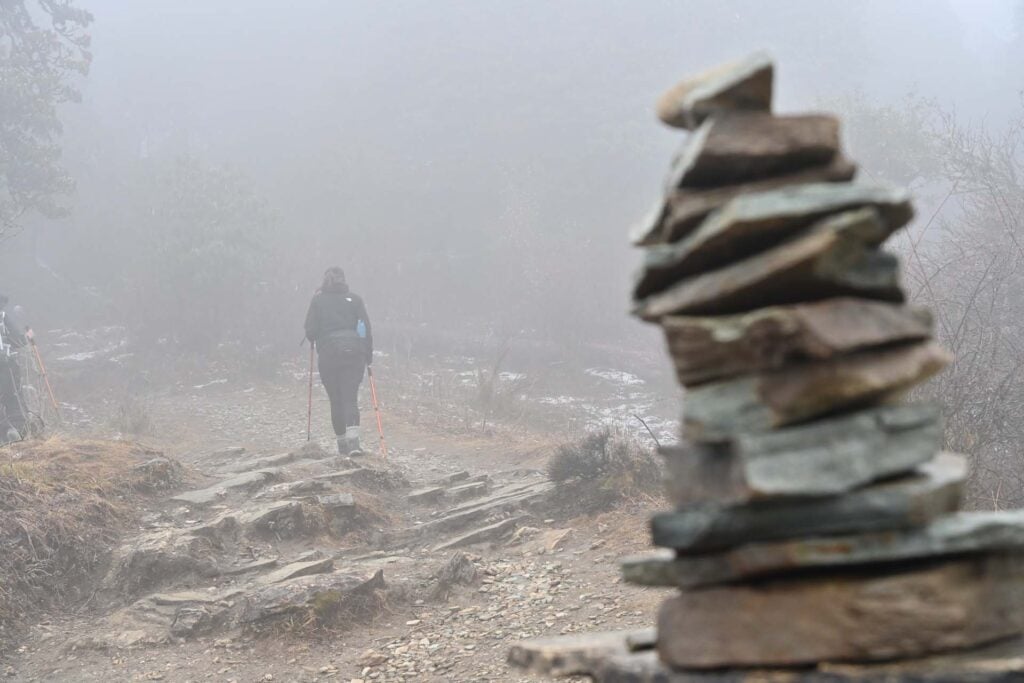 Nepal-met-kinderen-Trekking-Poon-Hill-dag