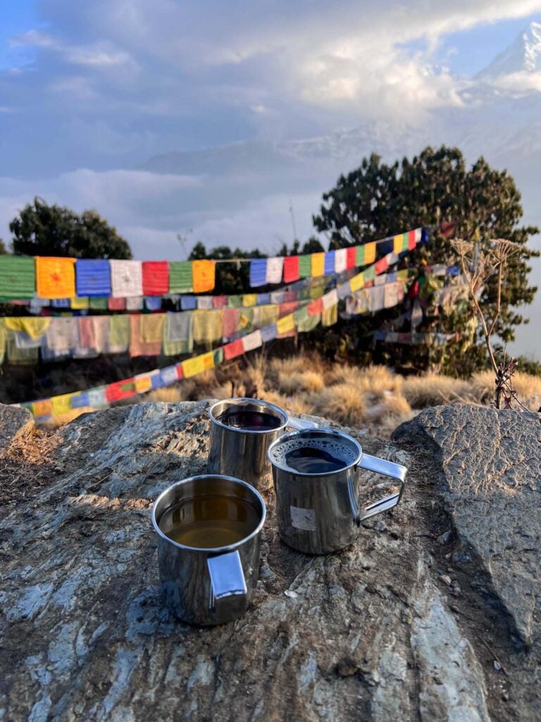 poonhill met kinderen