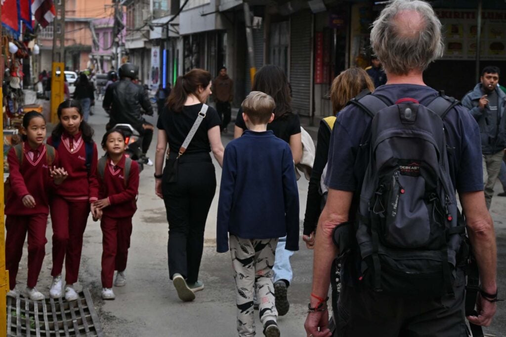 Nepal met kinderen