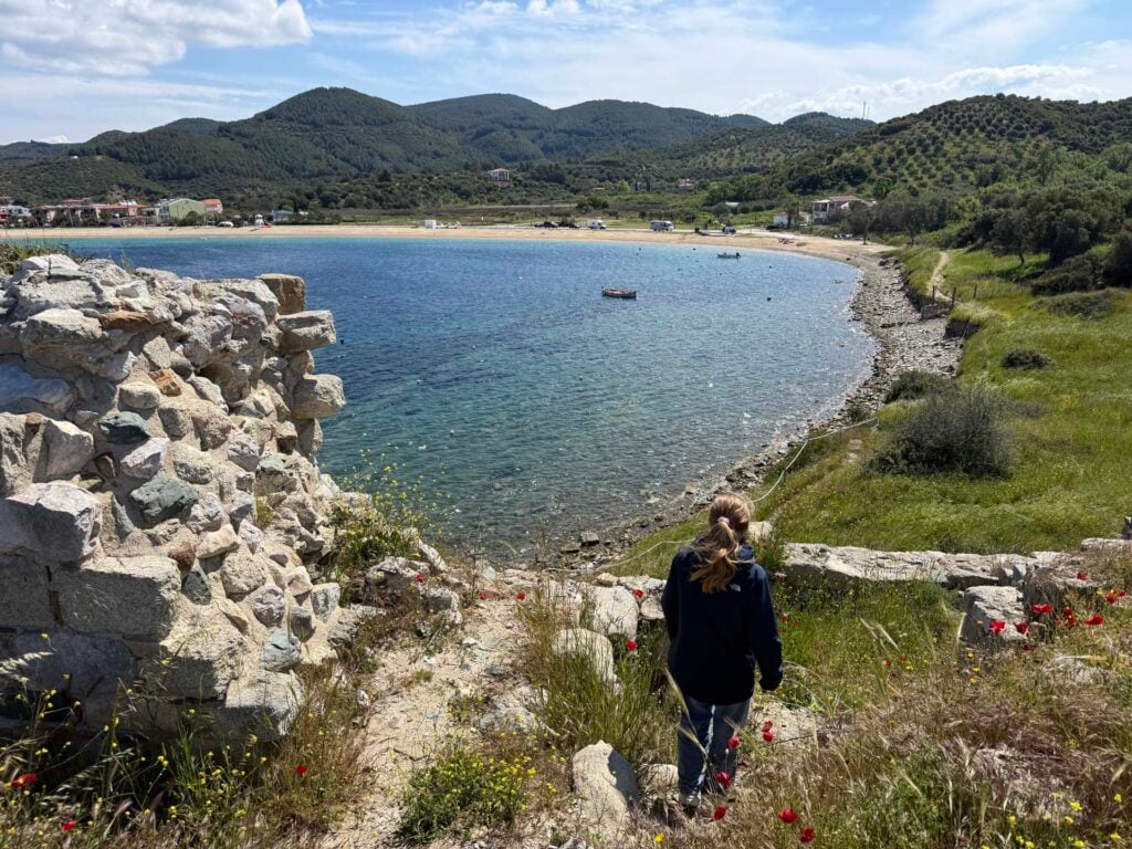Ema beach, Luka beach en Toroni Beach