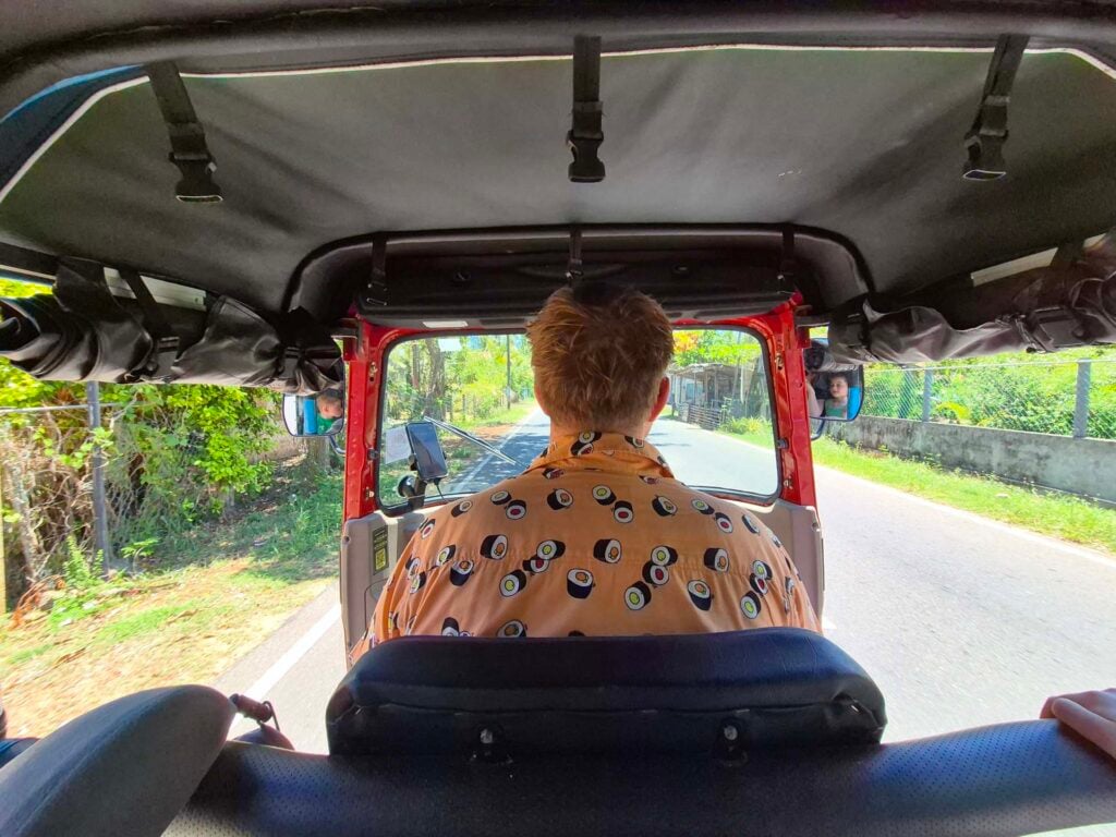 Tuktuk Sri Lanka huren met kinderen