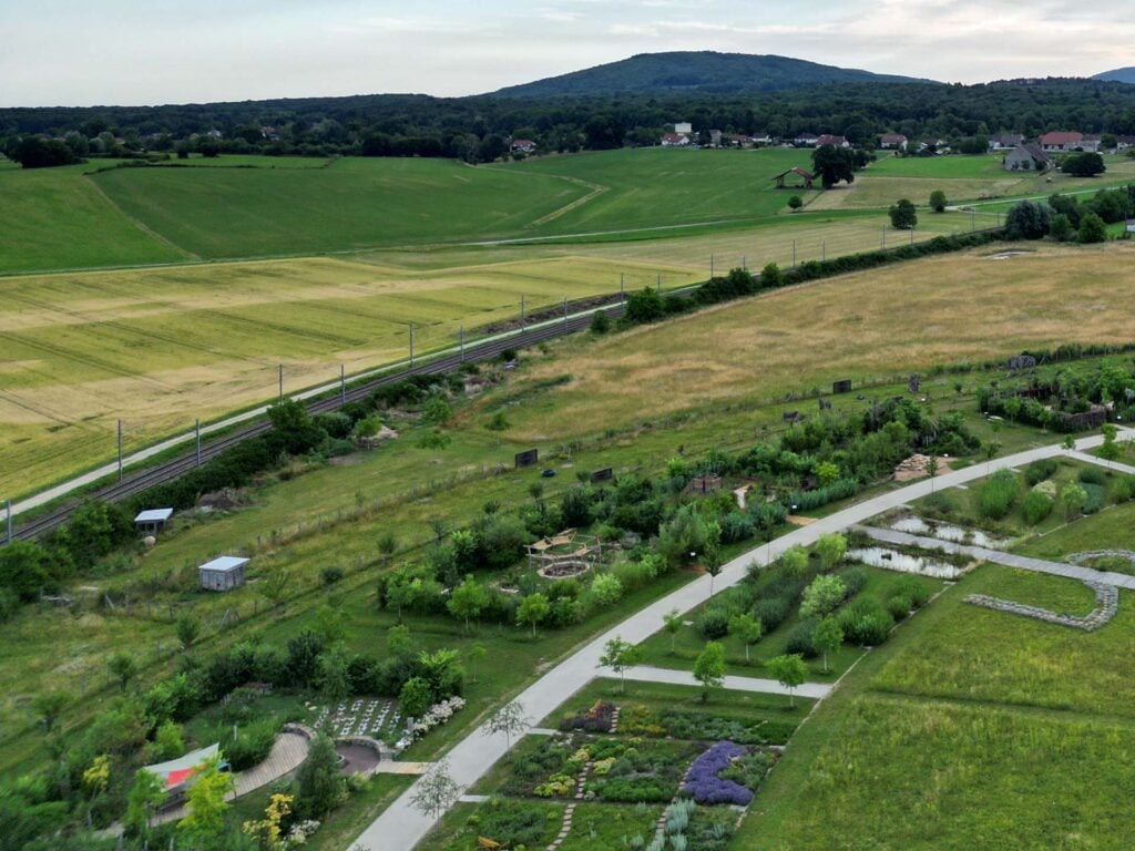 De tuinen van de Saline Royale