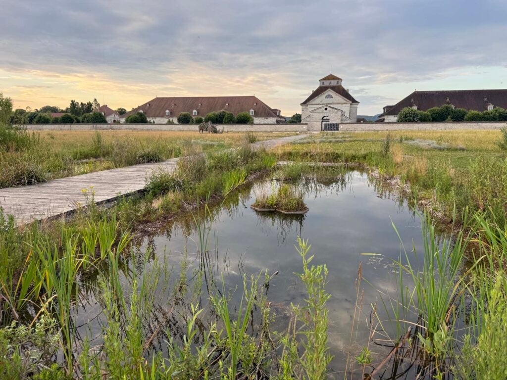 De tuinen van de Saline Royale