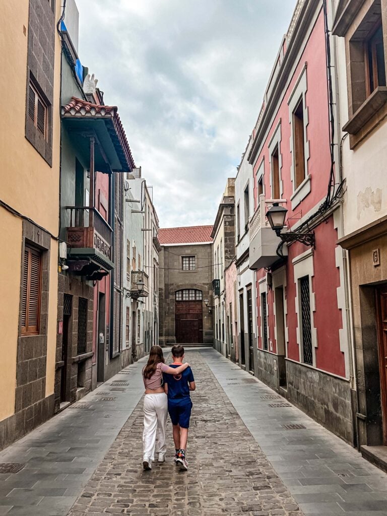 Las Palmas met kinderen