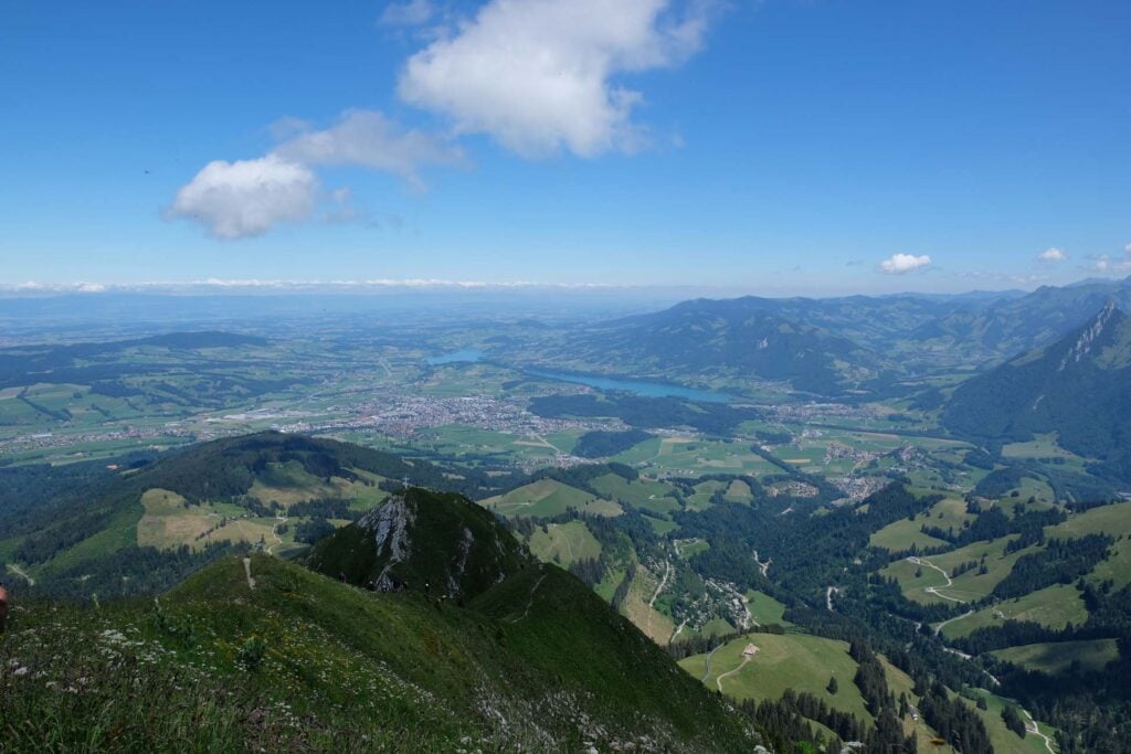 uitzicht op meer van geneve