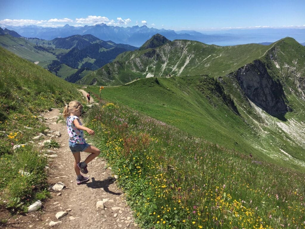 Uitzicht op meer van geneve