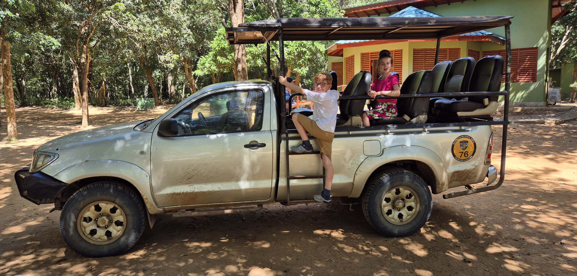 Op safari in Wilpattu met kinderen