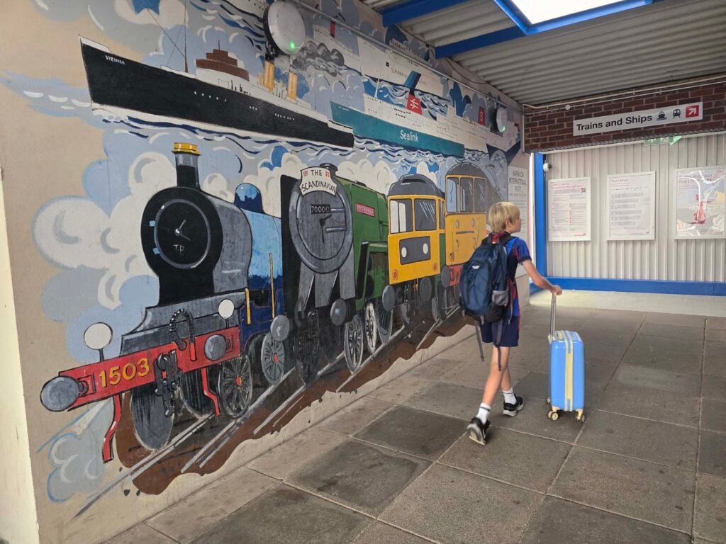 Rail and sail, trein londen