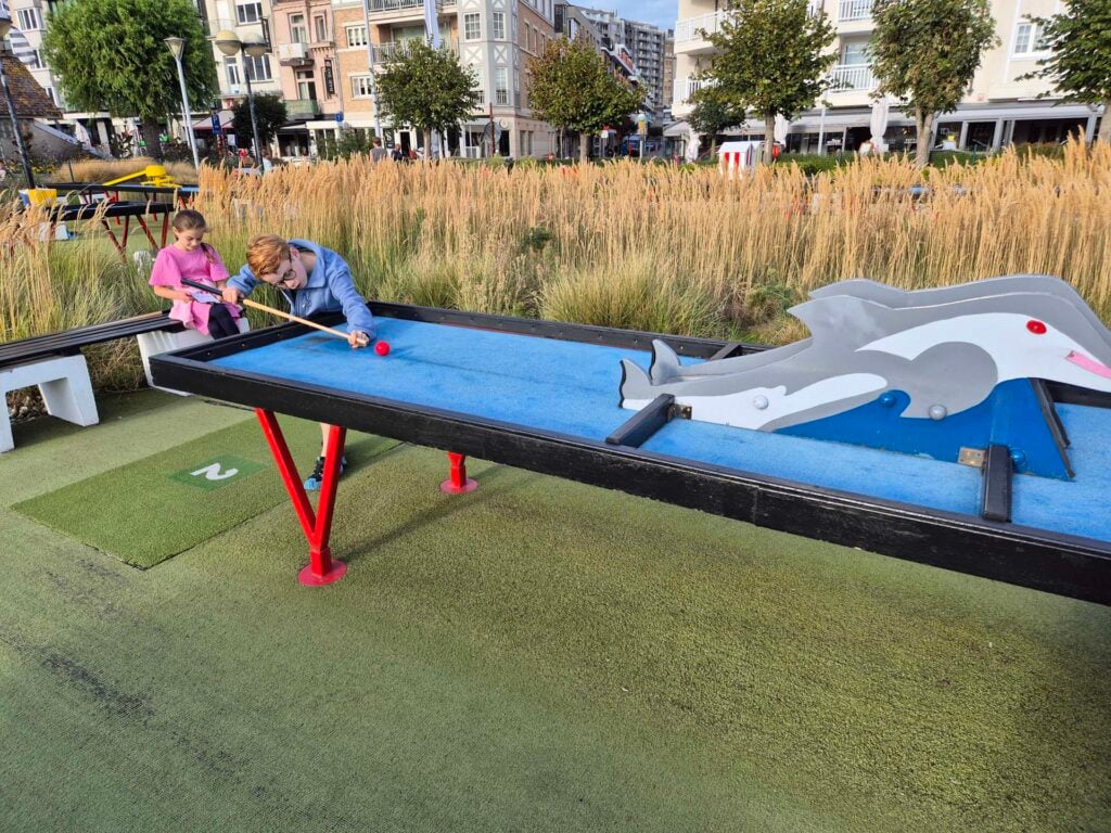 Snookerpool in het Leopoldpark
