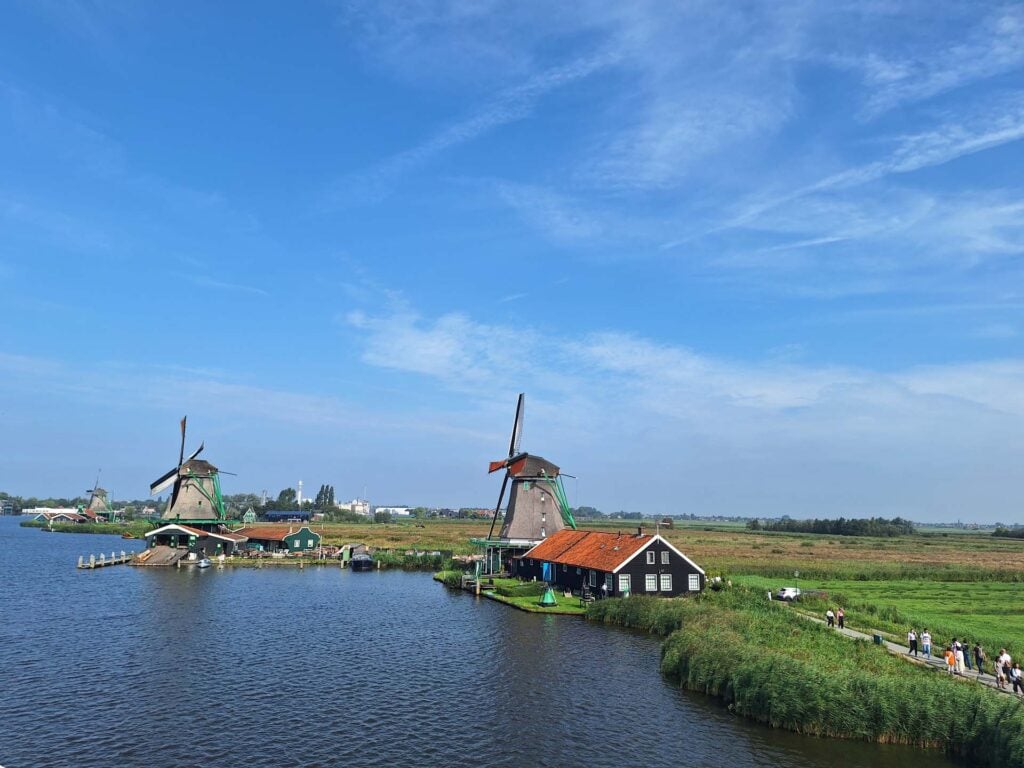 Zaanse Schans met kinderen