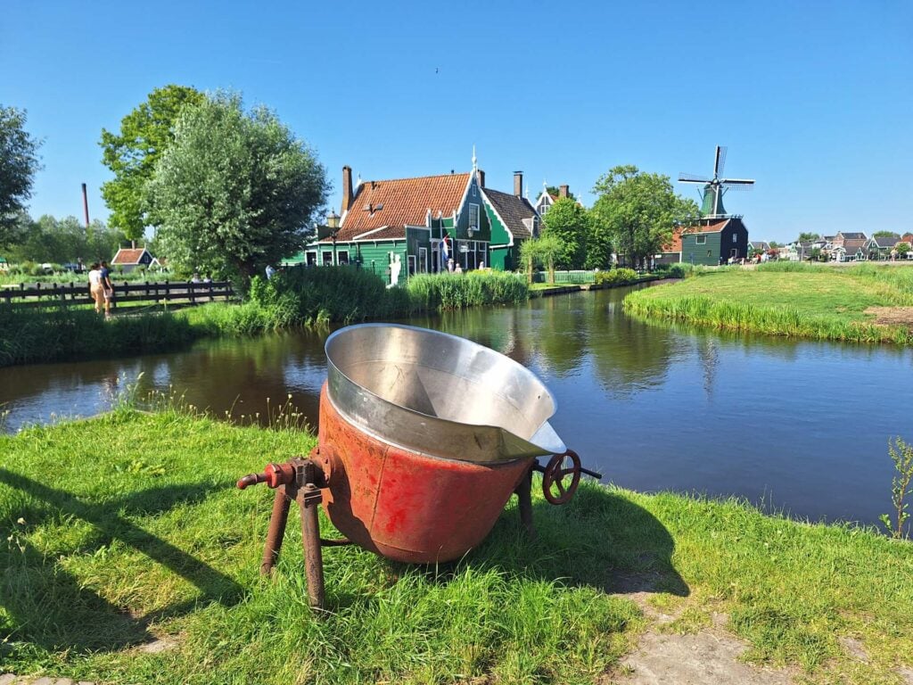 Zaanse Schans met kinderen