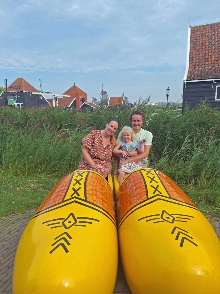 Zaanse Schans met kinderen
