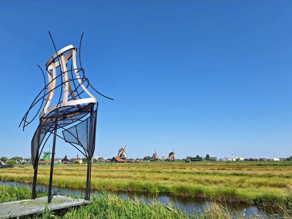 Zaanse Schans met kinderen