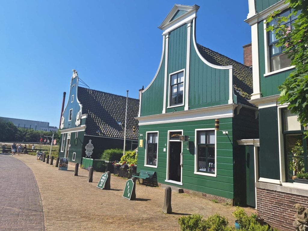 zaanse schans met kinderen
